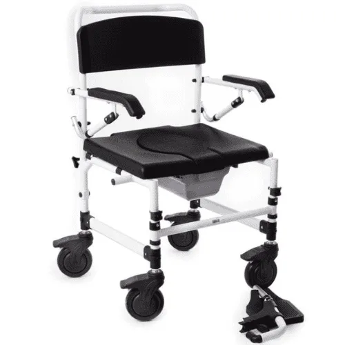 Comfort Plus KY-604 hasta tuvalet banyo sandalyesi, önden, oturak altında lazımlık kovası