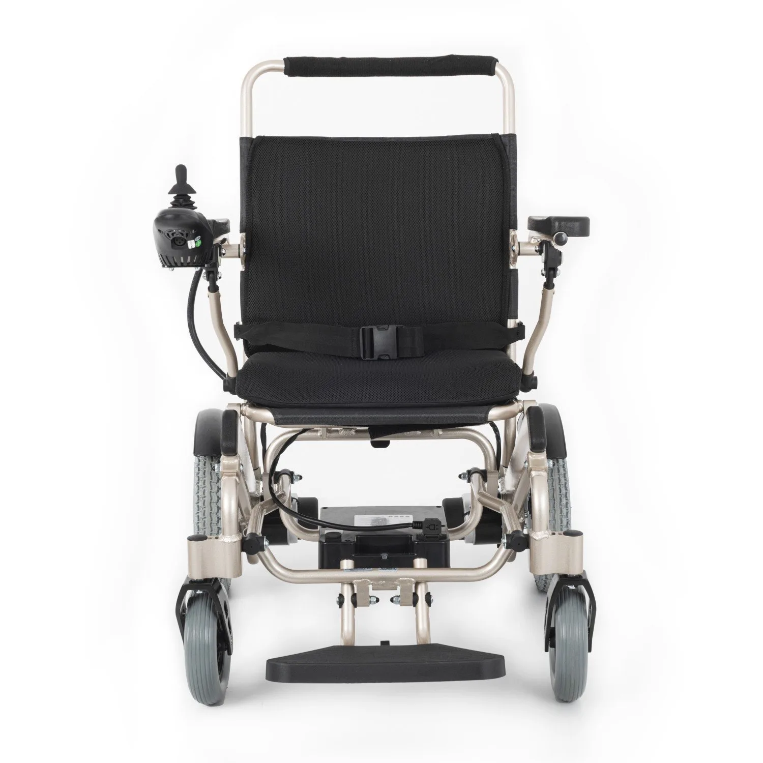 Creative CR-6012 Large akülü sandalye, önden, siyah sırtlık ve ayak basamağı