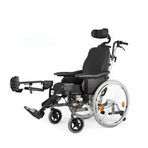 Wollex WG-M421 özellikli sandalye, ayak dayaması yukarı kaldırılmış, yandan