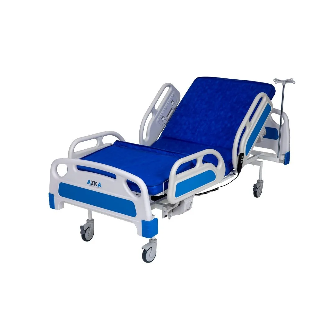 AZKA DFA1 Dual Motorlu ABS Korkuluklu Ekonomik Hasta Karyolası