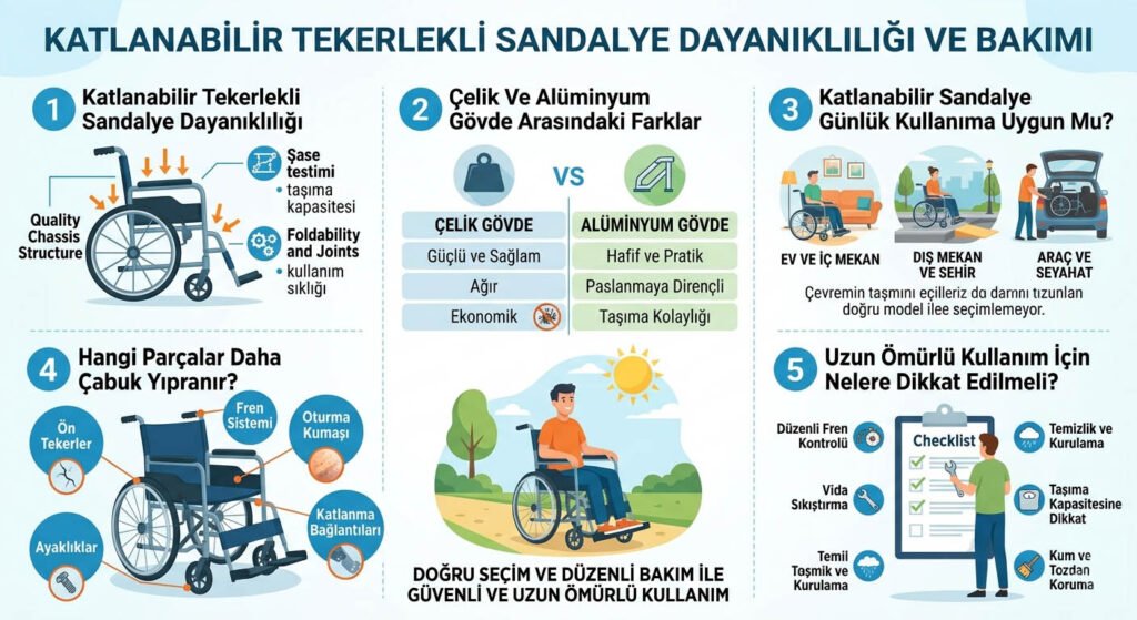 katlanabilir tekerlekli sandalye