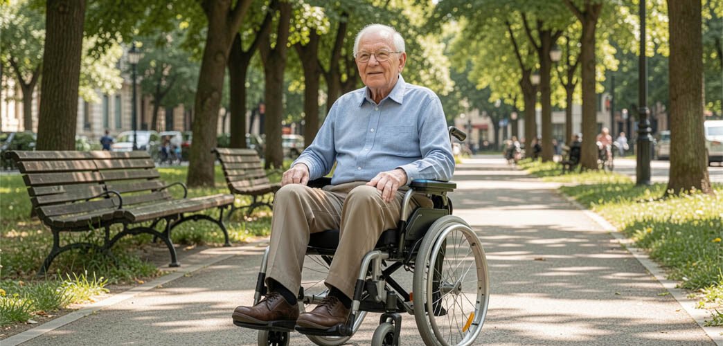 Katlanabilir Akülü Tekerlekli Sandalye