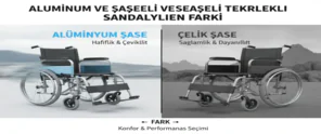 Alüminyum ve Çelik Şaseli tekerlekli Sandalyelerin Farkı